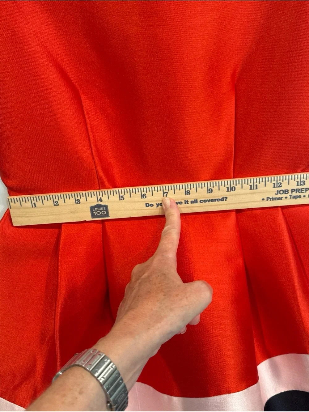 kate spade Red, Pink & Black Colorblock Fit-and-Flare Dress